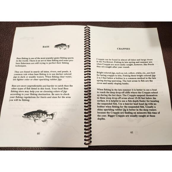 Wild Fish Recipes and Fishing Tips/How to catch and prepare fish EUC Cookbook - Picture 3 of 5